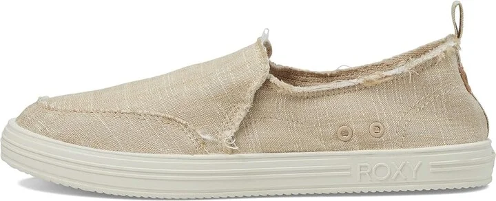 Roxy Lola Women's Shoes Natural : 9.5 M, Cotton/Rubber - Image 6
