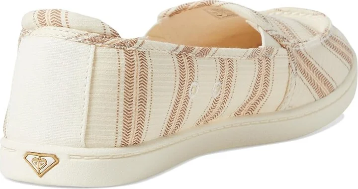 Roxy MINNOW VII Women's Shoes Light Brown/White : 8 M, Textile - Image 4