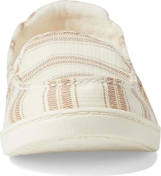 Roxy MINNOW VII Women's Shoes Light Brown/White : 8 M, Textile - Image 5