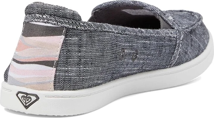 Roxy MINNOW VII Women's Shoes LINEN BLACK OVERFLOW : 5 M, Textile - Image 4