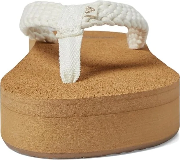 Roxy Porto Platform Women's Shoes Cream : 10 M, Rubber - Image 2