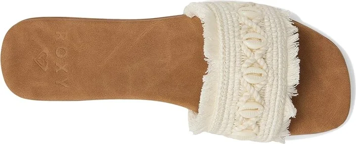 Roxy Positano Women's Sandals Woven Cream : 10 M, Synthetic - Image 2
