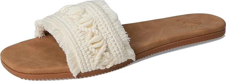 Roxy Positano Women's Sandals Woven Cream : 10 M, Synthetic - Image 5