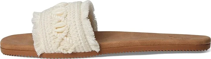 Roxy Positano Women's Sandals Woven Cream : 10 M, Synthetic - Image 6