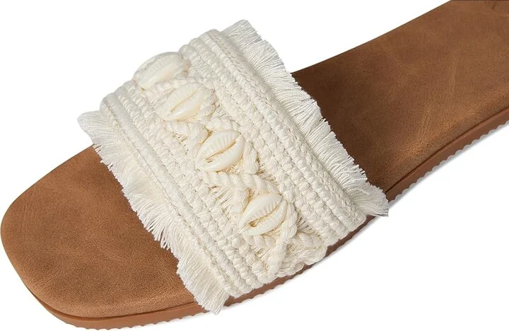 Roxy Positano Women's Sandals Woven Cream : 10 M, Synthetic - Image 7
