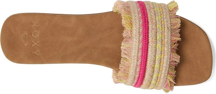 Roxy Positano Women's Sandals Woven Hot Pink : 8 M, Synthetic - Image 2