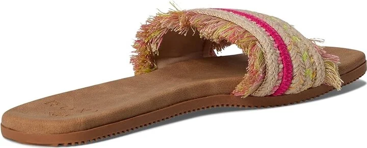 Roxy Positano Women's Sandals Woven Hot Pink : 8 M, Synthetic - Image 4