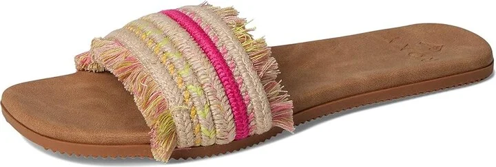 Roxy Positano Women's Sandals Woven Hot Pink : 8 M, Synthetic - Image 5