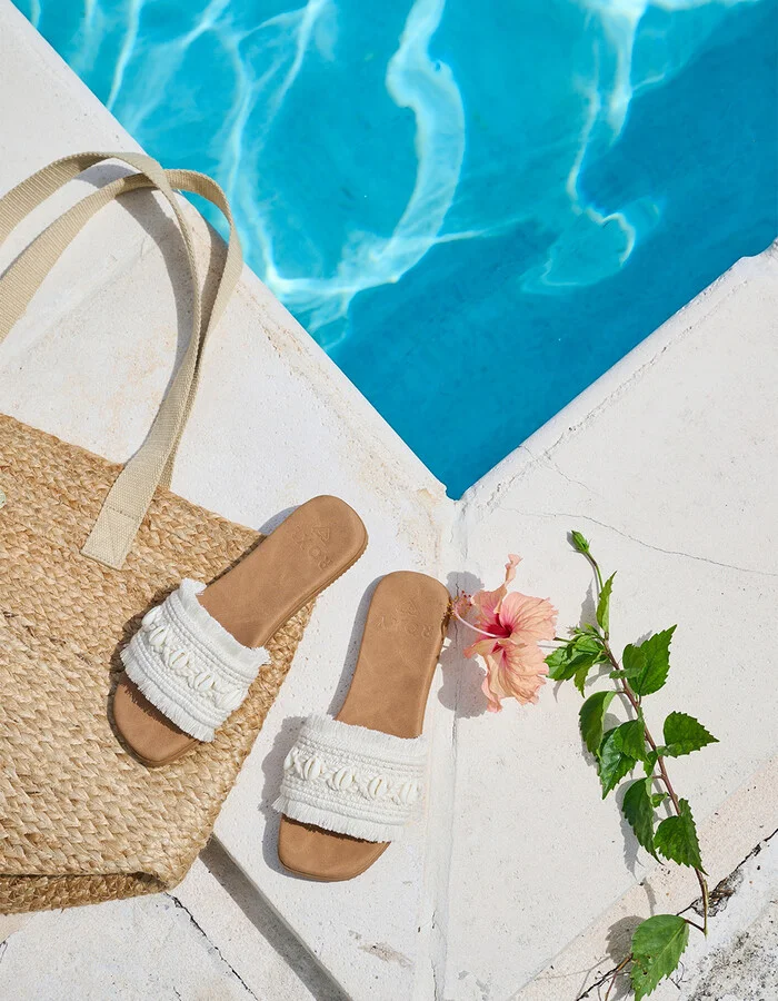 ROXY Positano Womens Slide Sandals - Image 6