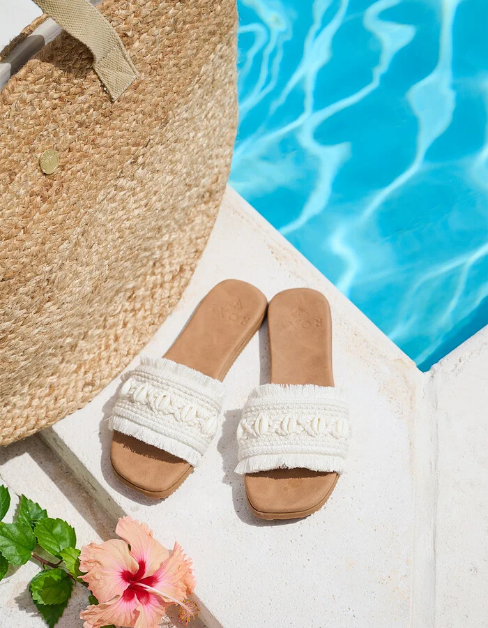 ROXY Positano Womens Slide Sandals - Image 7