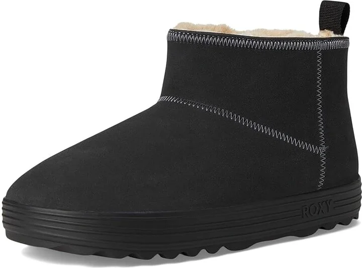 Roxy Pow Booty Women's Boots Black : 9 M, Suede - Image 5