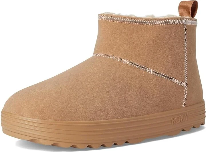 Roxy Pow Booty Women's Boots Brown : 8 M, Suede - Image 5