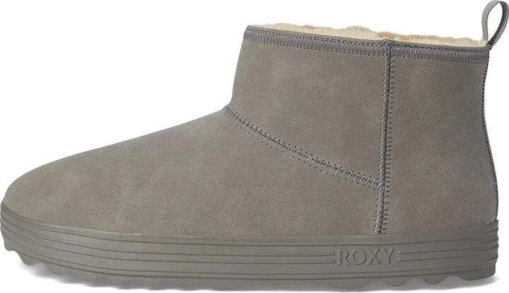 Roxy Pow Booty Women's Boots Grey : 7 M, Suede - Image 6
