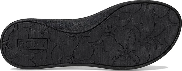 Roxy Riverside Women's Wedge Shoes Smooth Black/Black : 5 M, Synthetic - Image 3