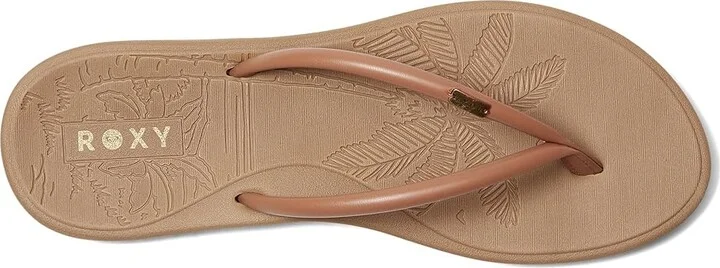 Roxy Riverside Women's Wedge Shoes Smooth Cognac : 6 M, Synthetic - Image 2