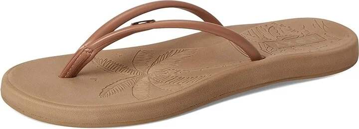 Roxy Riverside Women's Wedge Shoes Smooth Cognac : 6 M, Synthetic - Image 5
