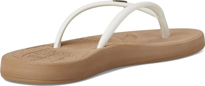 Roxy Riverside Women's Wedge Shoes Smooth Cream : 10 M, Synthetic - Image 4