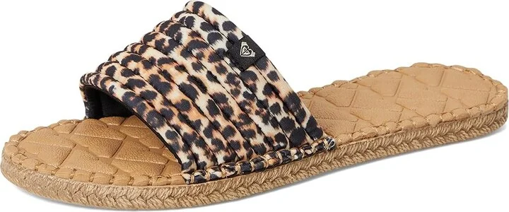 Roxy Shoresoft SLD Women's Sandals Brown/Multi : 7 M, Faux Leather - Image 5