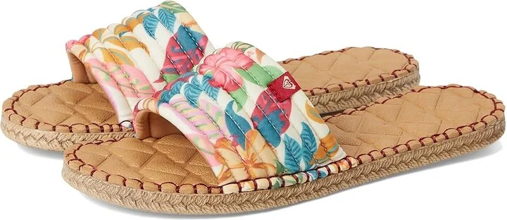 Roxy Shoresoft SLD Women's Sandals Red : 10 M, Faux Leather