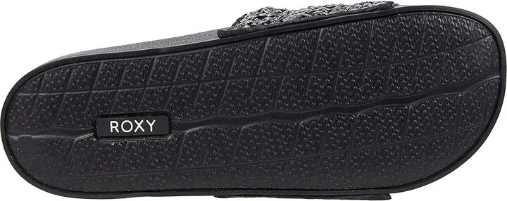 Roxy Slippy Jute Women's Shoes Black : 5 M, Synthetic - Image 3
