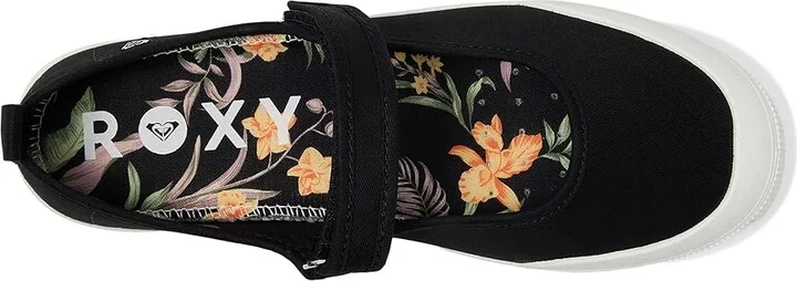 Roxy Sunfari Women's Shoes Canvas Black : 8 M, Cotton/Rubber/Synthetic - Image 2