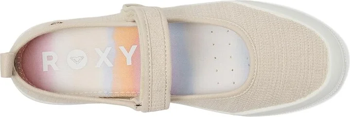 Roxy Sunfari Women's Shoes Linen Cream : 8.5 M, Cotton/Rubber/Synthetic - Image 2