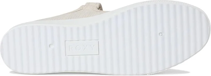 Roxy Sunfari Women's Shoes Linen Cream : 8.5 M, Cotton/Rubber/Synthetic - Image 3