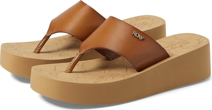 Roxy Sunset Dreams Women's Shoes Tan : 10 M, Leather