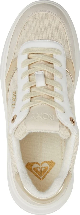 Roxy Women's Carver Lace-Up Sneakers - White/Multi - Image 8