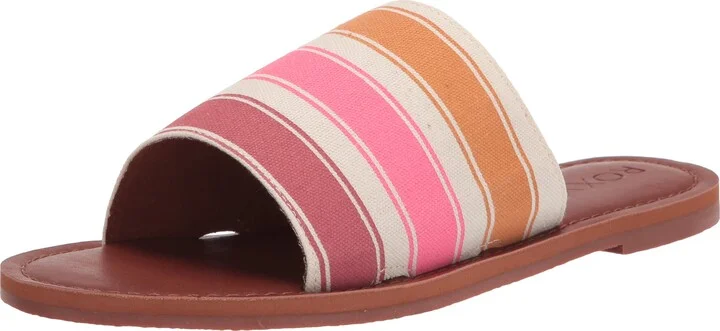 Roxy womens Kaia Slip Flat Slide Sandal