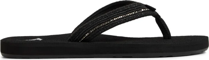 Roxy women's Porto Bling Round Toe Flat Sandals - Image 2