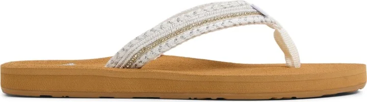 Roxy women's Porto Bling Round Toe Flat Sandals - Image 6