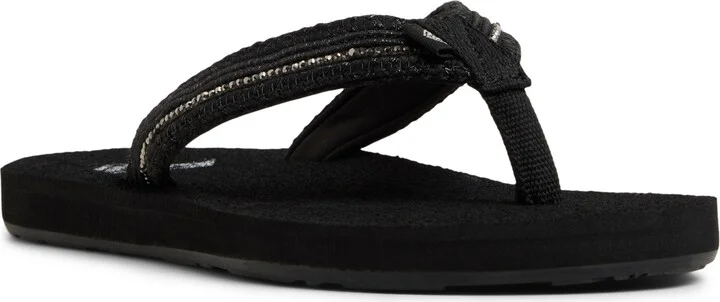 Roxy women's Porto Bling Round Toe Flat Sandals