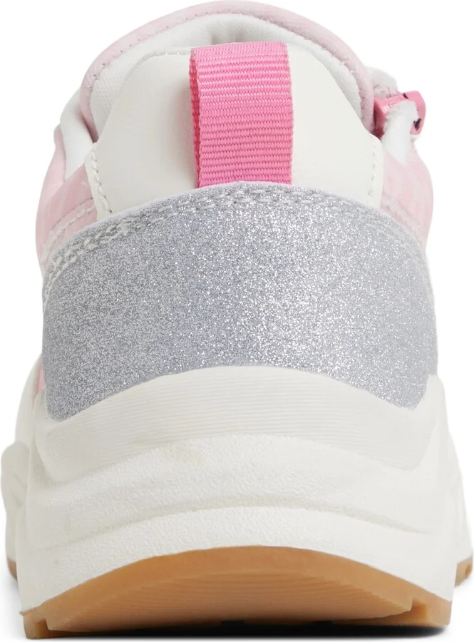 Roxy Women's Rg Cliff Fashion Athletics Lace Up Sneakers - Pink/White - Image 3