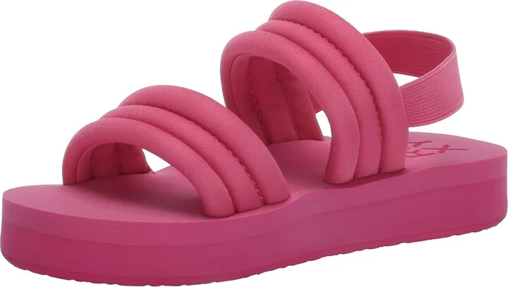Roxy Women's Totally Tubular Soft Wedge Sandals Flip-Flop