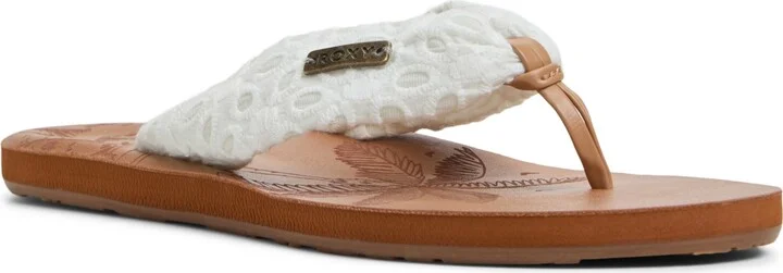 Roxy Women's Tulum Slip-On Flat Sandals