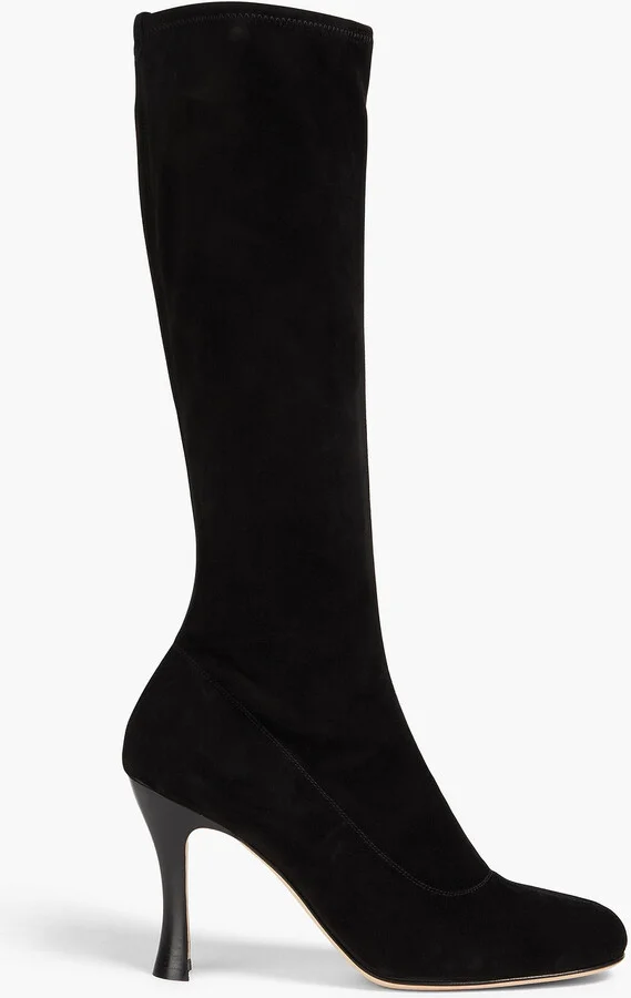 Royal stretch-suede boots