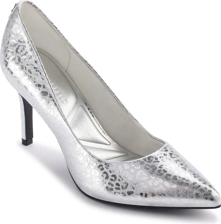Silver Leopard Print