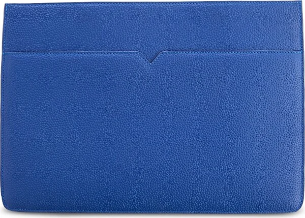 Royce New York Pebble Grain Leather 13 Laptop Sleeve