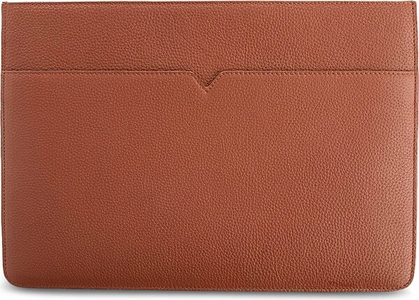 Royce New York Pebble Grain Leather 13 Laptop Sleeve