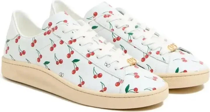Royco Cherry-Print Low-Top Sneakers - Image 2