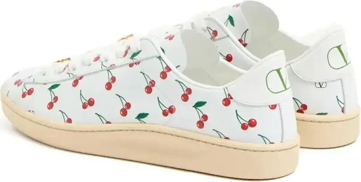 Royco Cherry-Print Low-Top Sneakers - Image 3