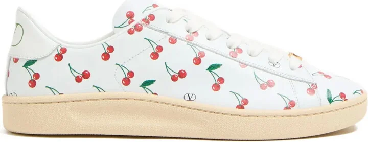 Royco cherry-print low-top sneakers