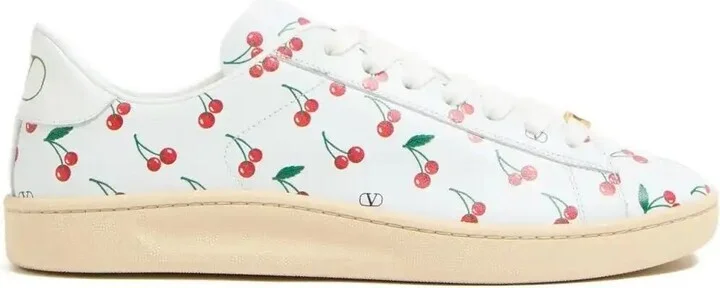 Royco Cherry-Print Low-Top Sneakers