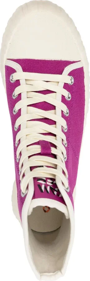 Roz canvas high-top sneakers - Image 4