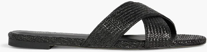 Roza raffia sandals