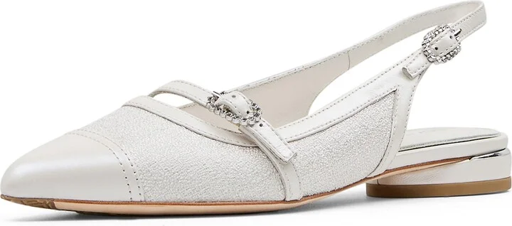 Rozamay Pointed Toe Slingback Flat - Image 6