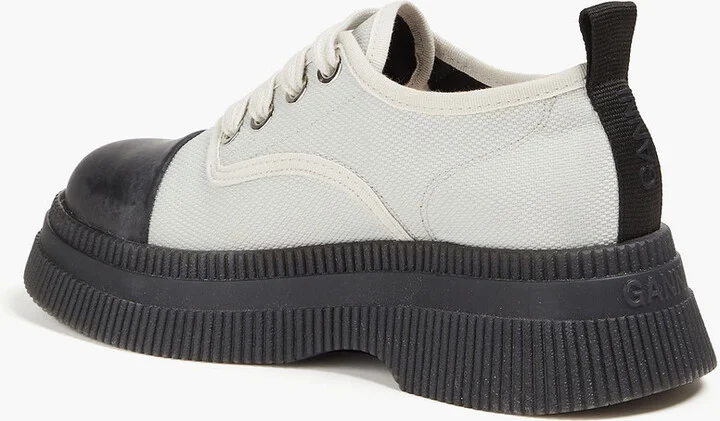 Rubber and canvas brogues - Image 3