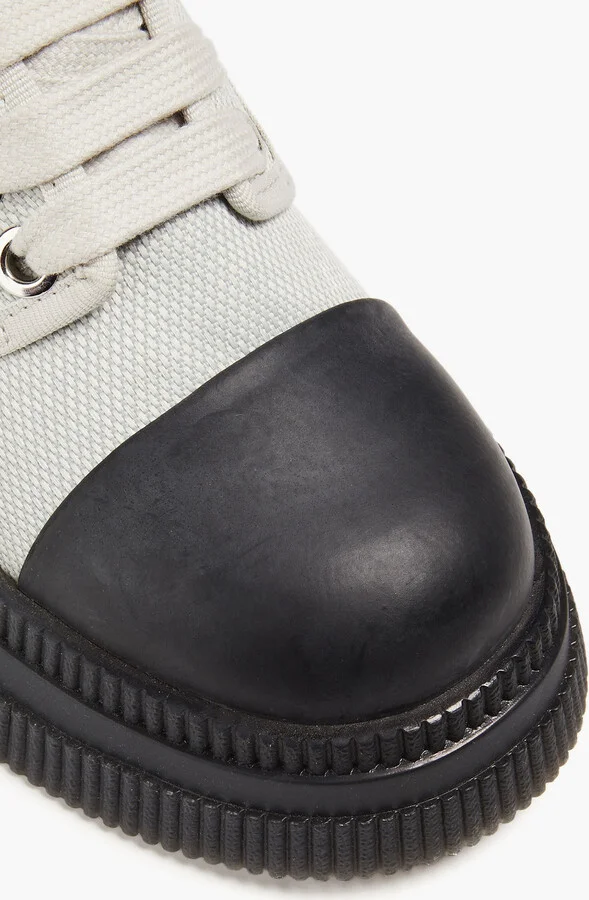 Rubber and canvas brogues - Image 4