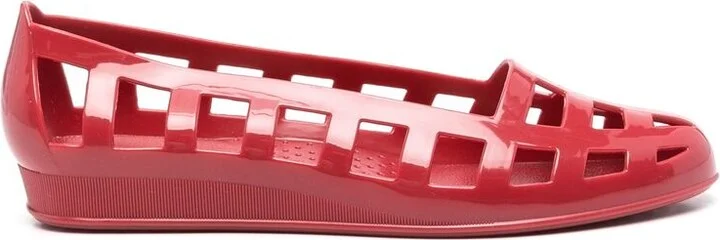 Rubber Ballet Flats